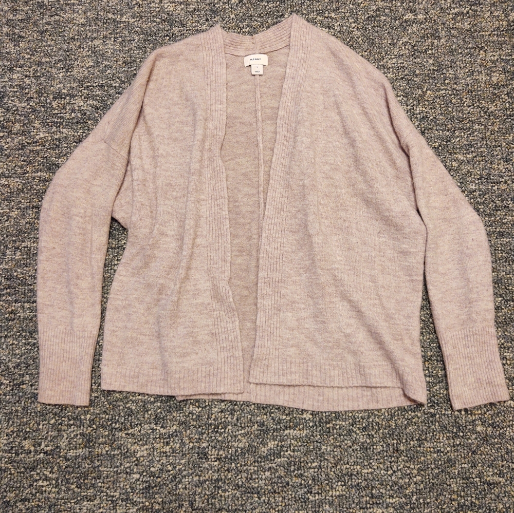 Old Navy Light Pink Cardigan Sweater Soft Knit